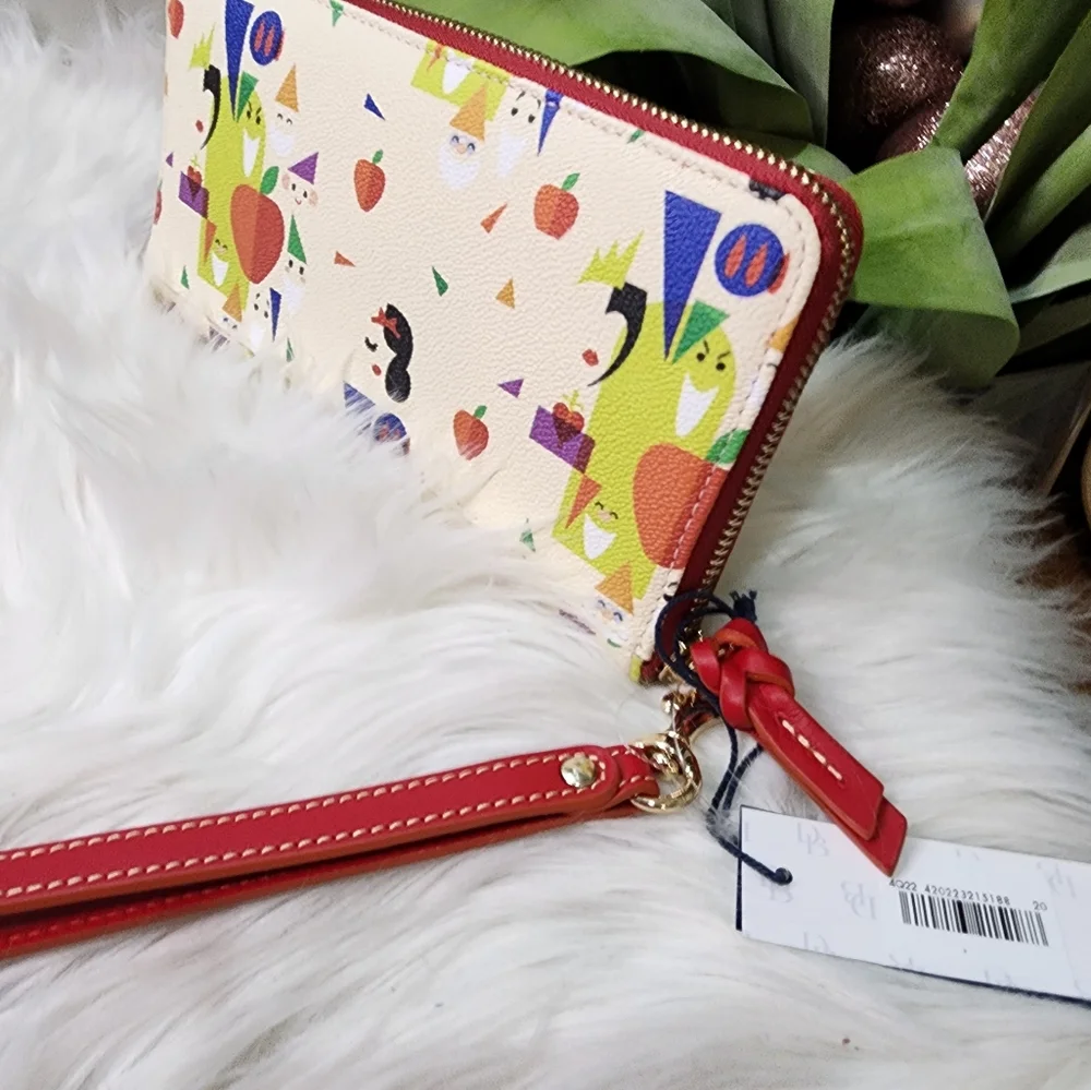 Snow White and the Seven Dwarfs 85th Anniversary Dooney & Bourke Wristlet Wallet